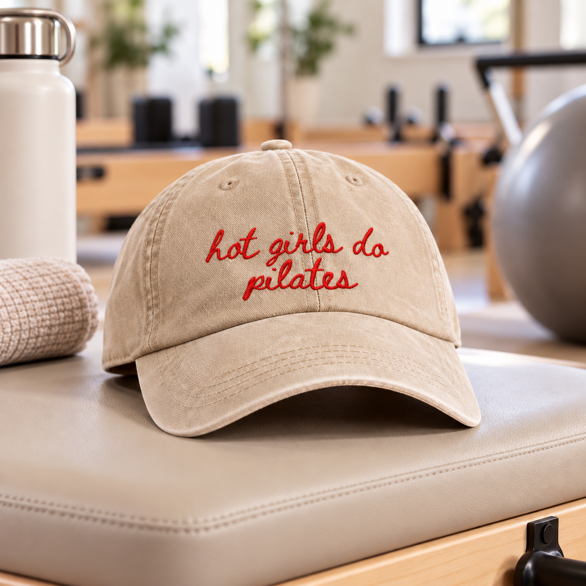Hot Girl Do Pilates - Embroidered Cap