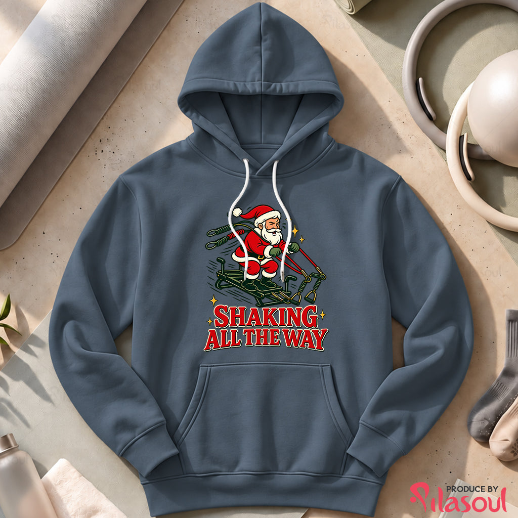 Shaking All The Way Hoodies