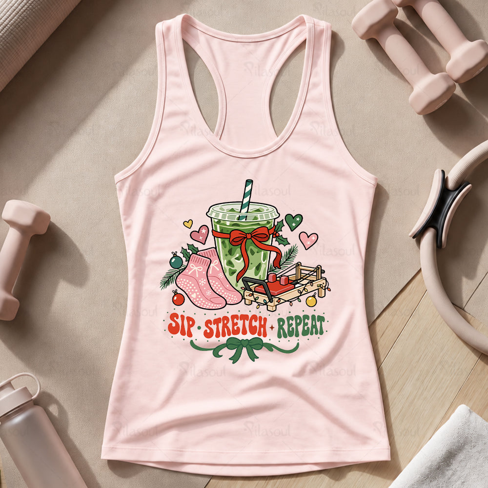 Sip - Stretch - Repeat Tank Top