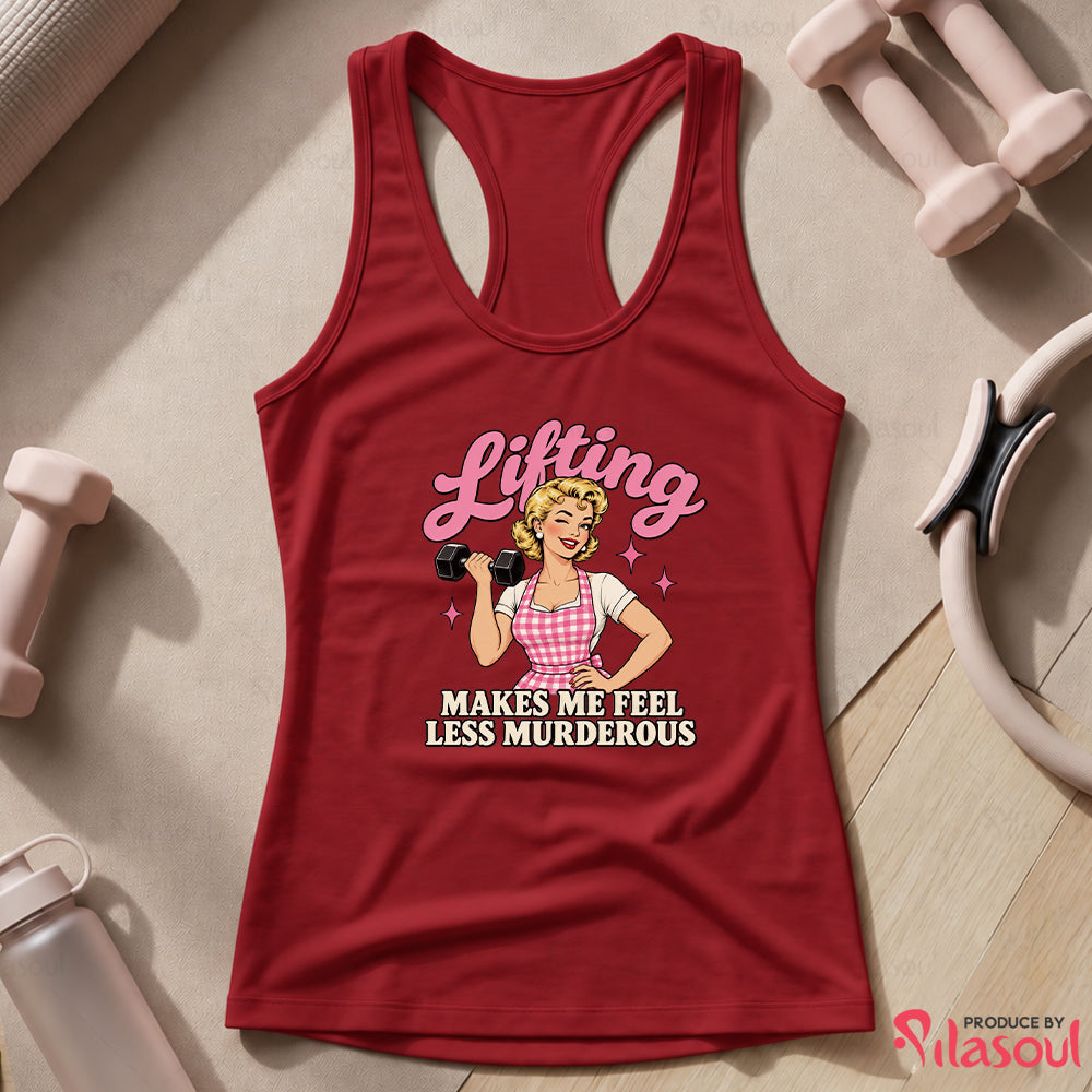 Lifting Less Murderous Tank Top
