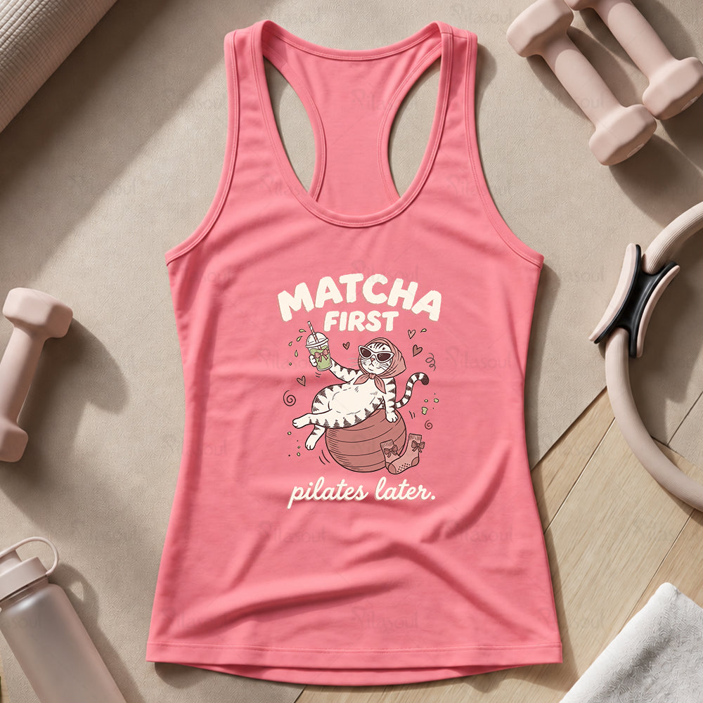 Matcha Fist - Pilates Lates Tank Top