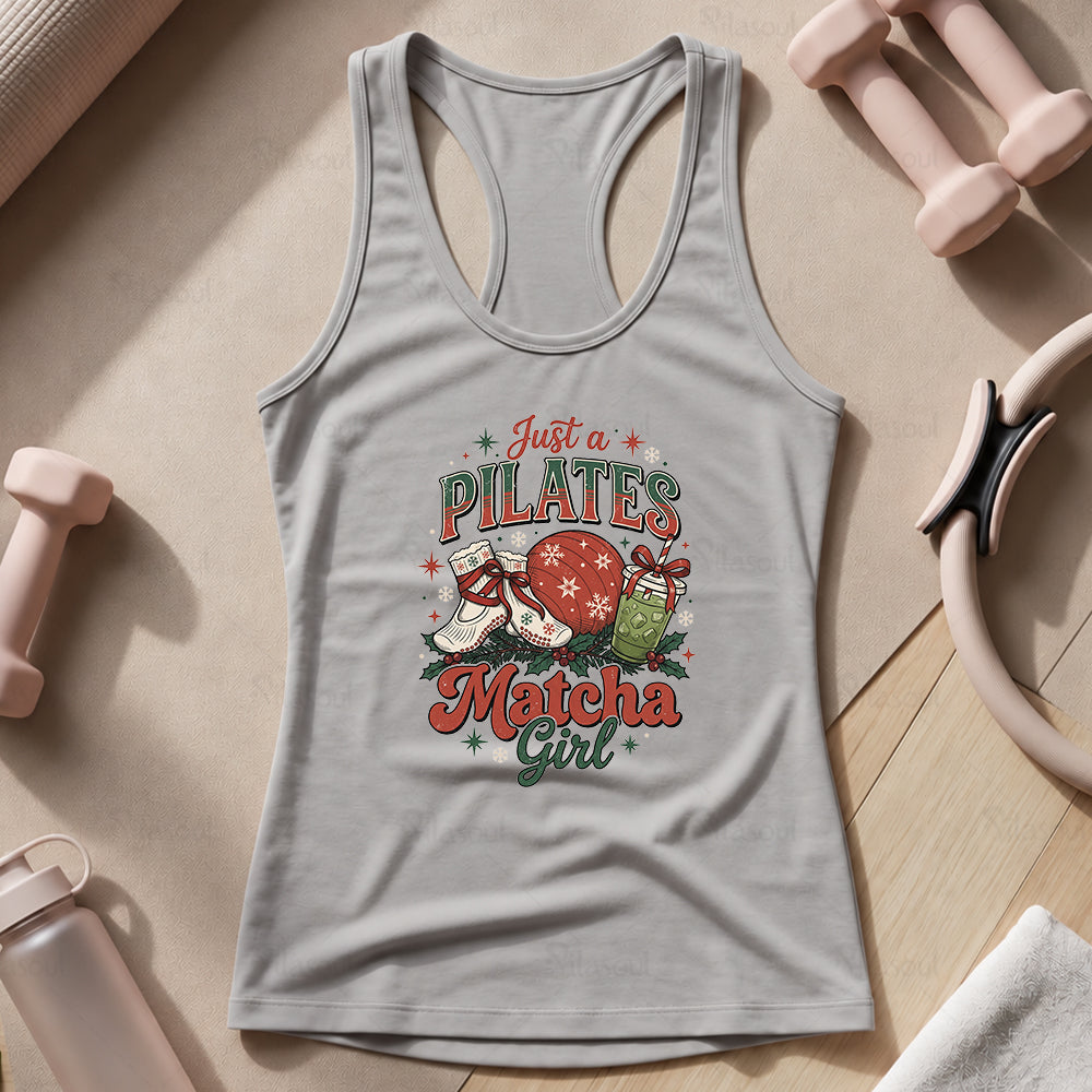 Just a Pilates Matcha Girl Tank Top