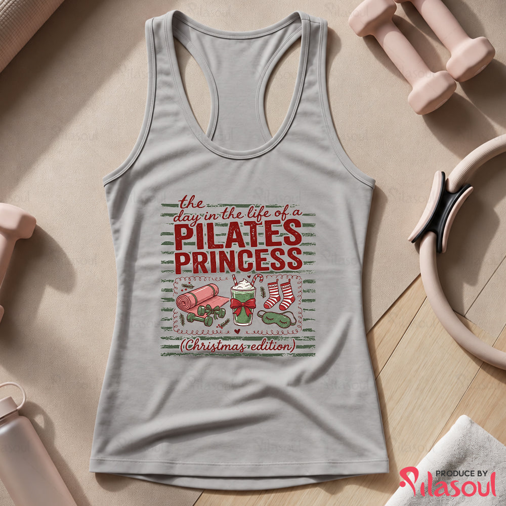 Princess Pilates Xmas Tank Top