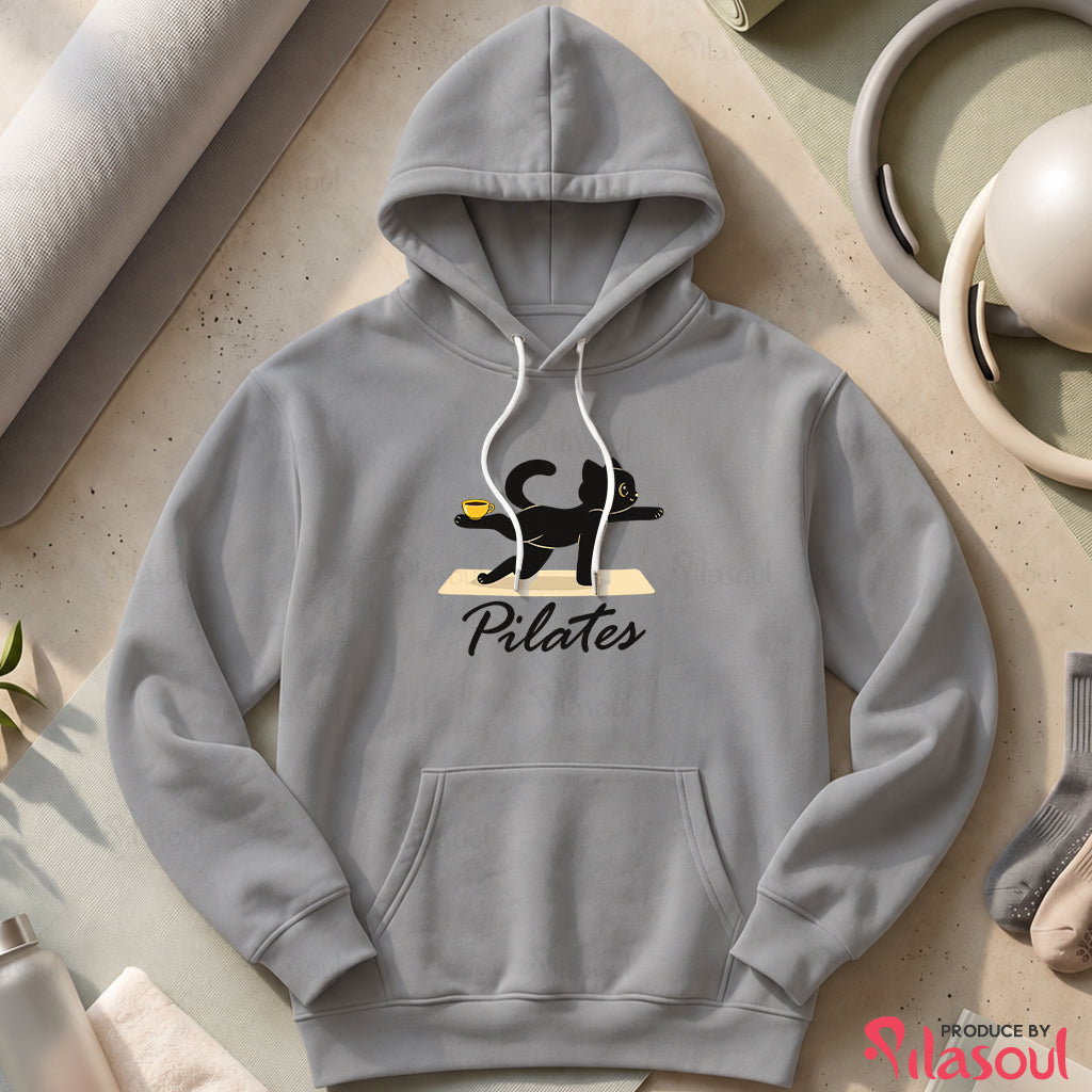 Cat Pilates Hoodies