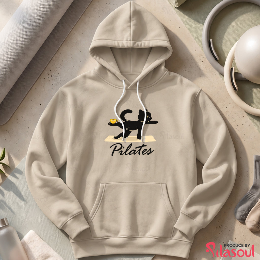 Cat Pilates Hoodies