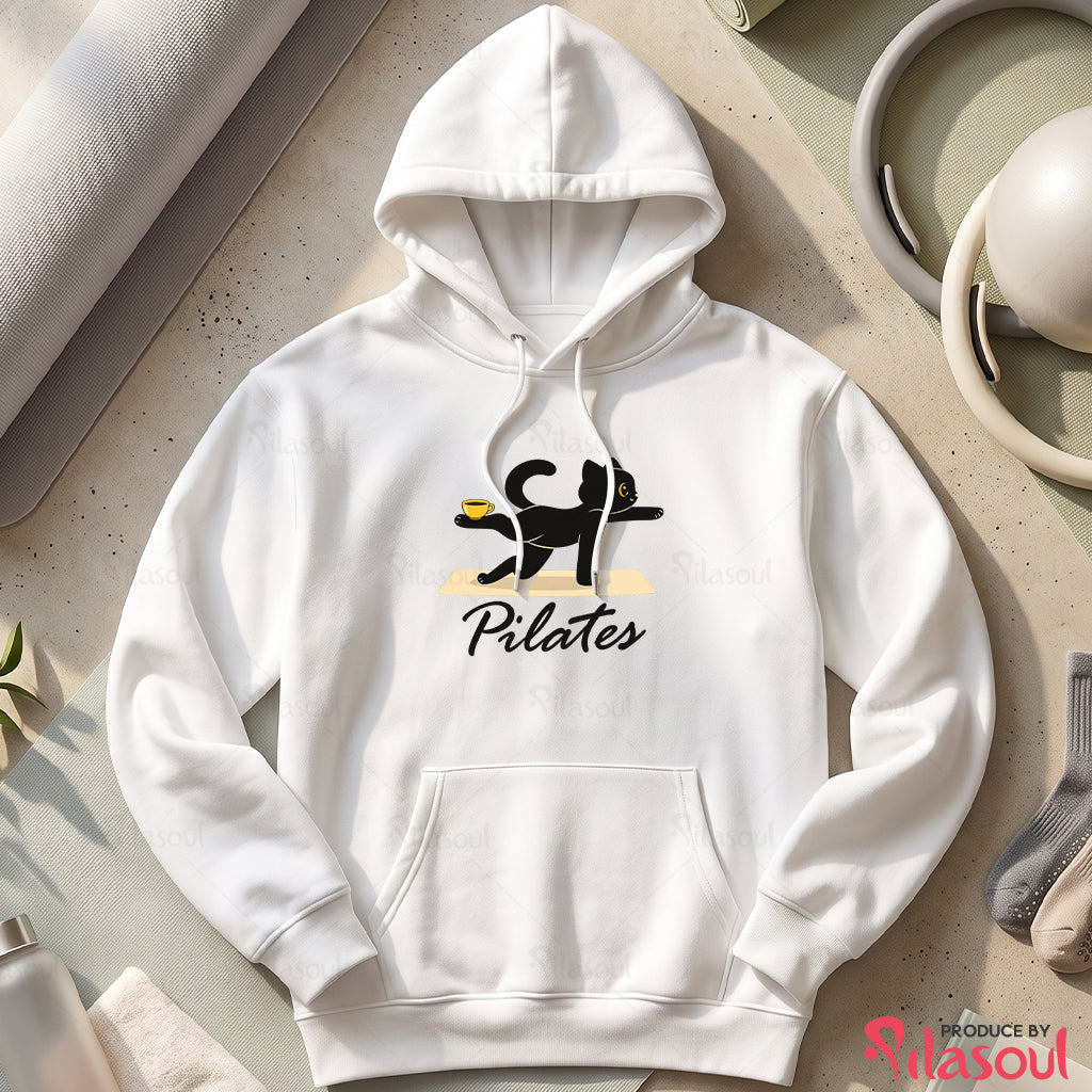 Cat Pilates Hoodies