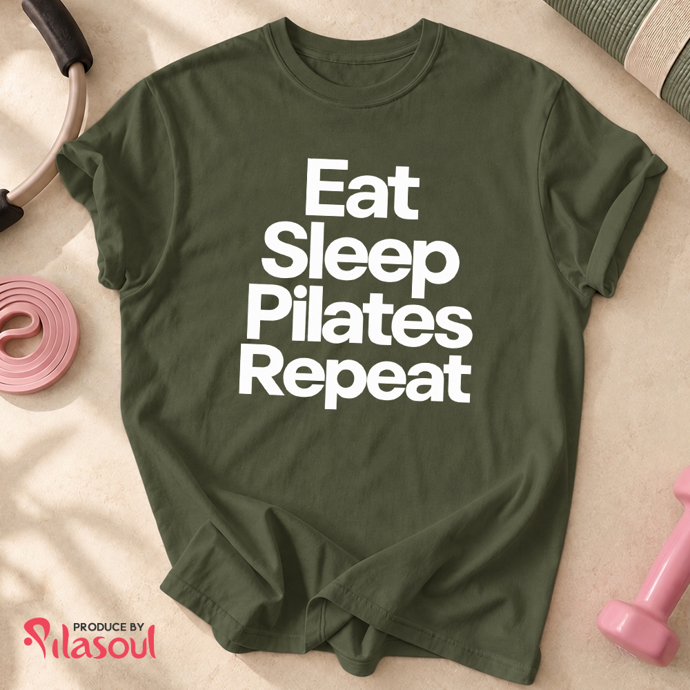 Eat Sleap Pilates Rapeat Shirt