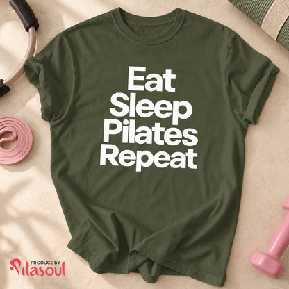 Eat Sleap Pilates Rapeat Shirt