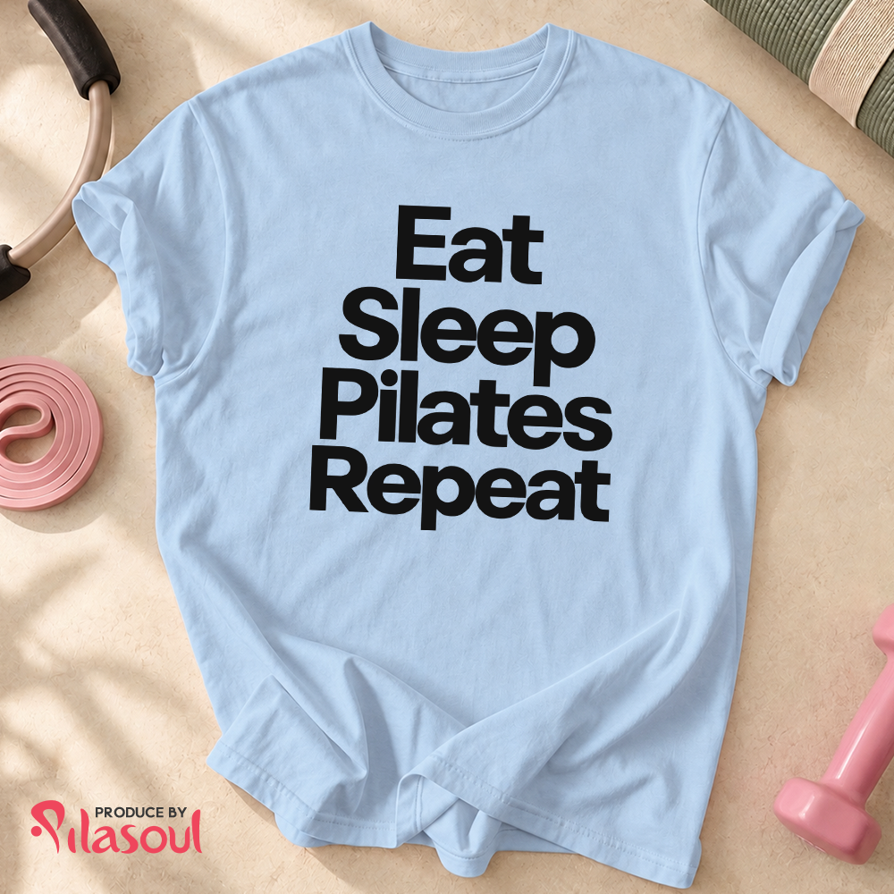 Eat Sleap Pilates Rapeat Shirt