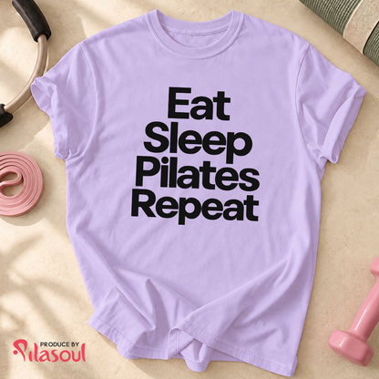 Eat Sleap Pilates Rapeat Shirt