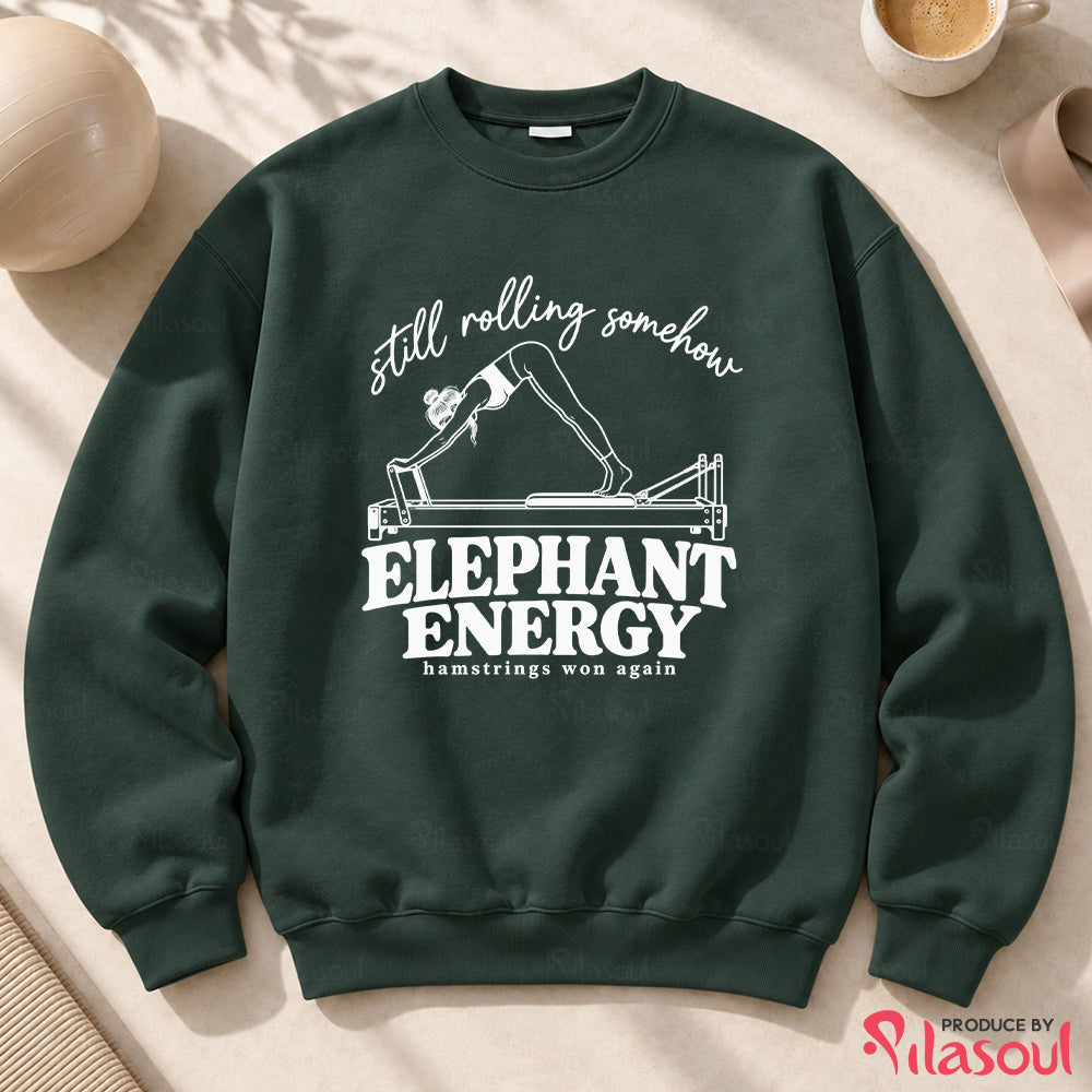 Elephant Enegry Pilates Sweatshirt