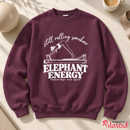 Elephant Enegry Pilates Sweatshirt