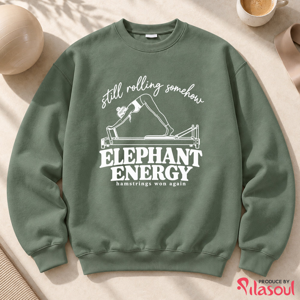 Elephant Enegry Pilates Sweatshirt