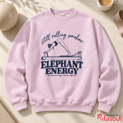 Elephant Enegry Pilates Sweatshirt