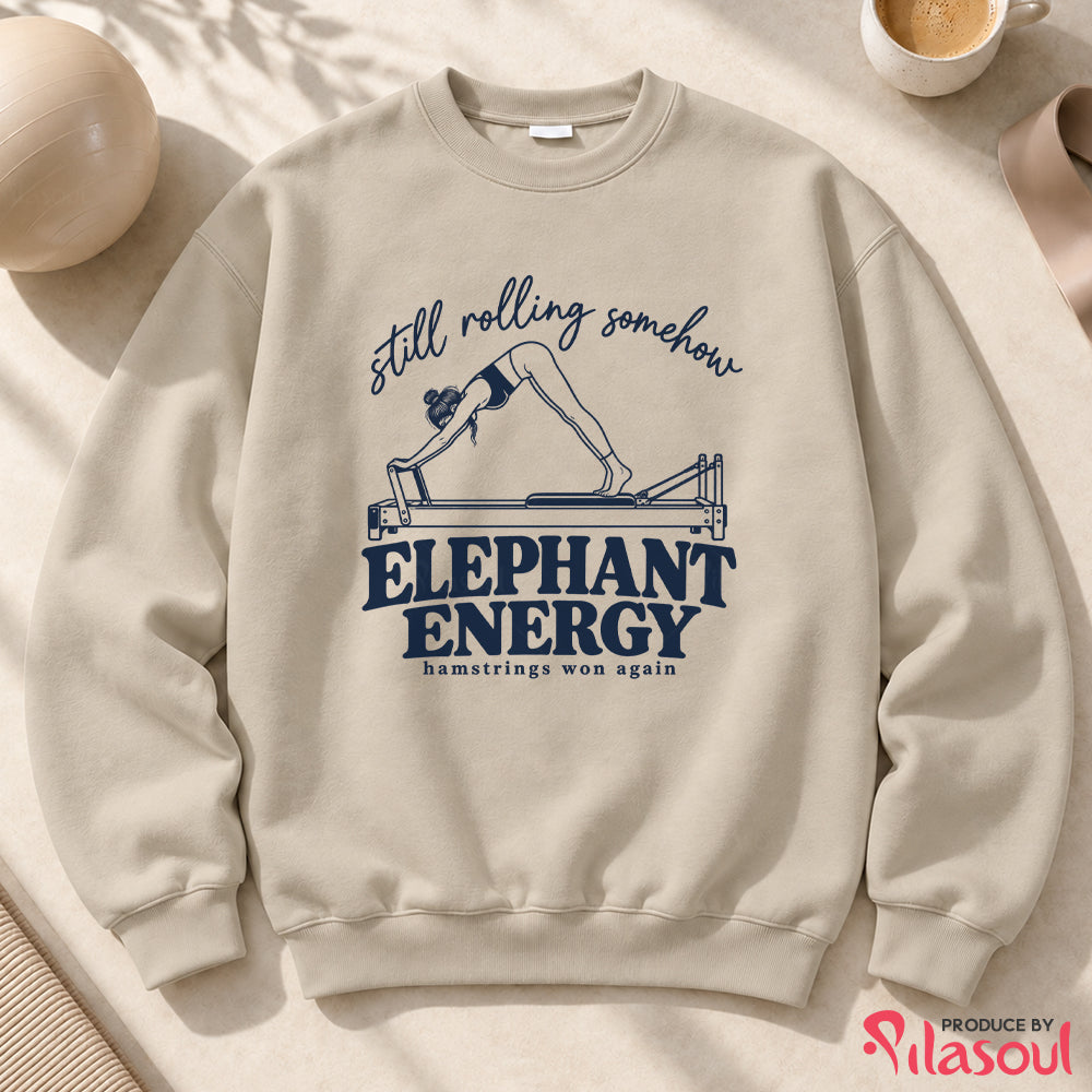 Elephant Enegry Pilates Sweatshirt