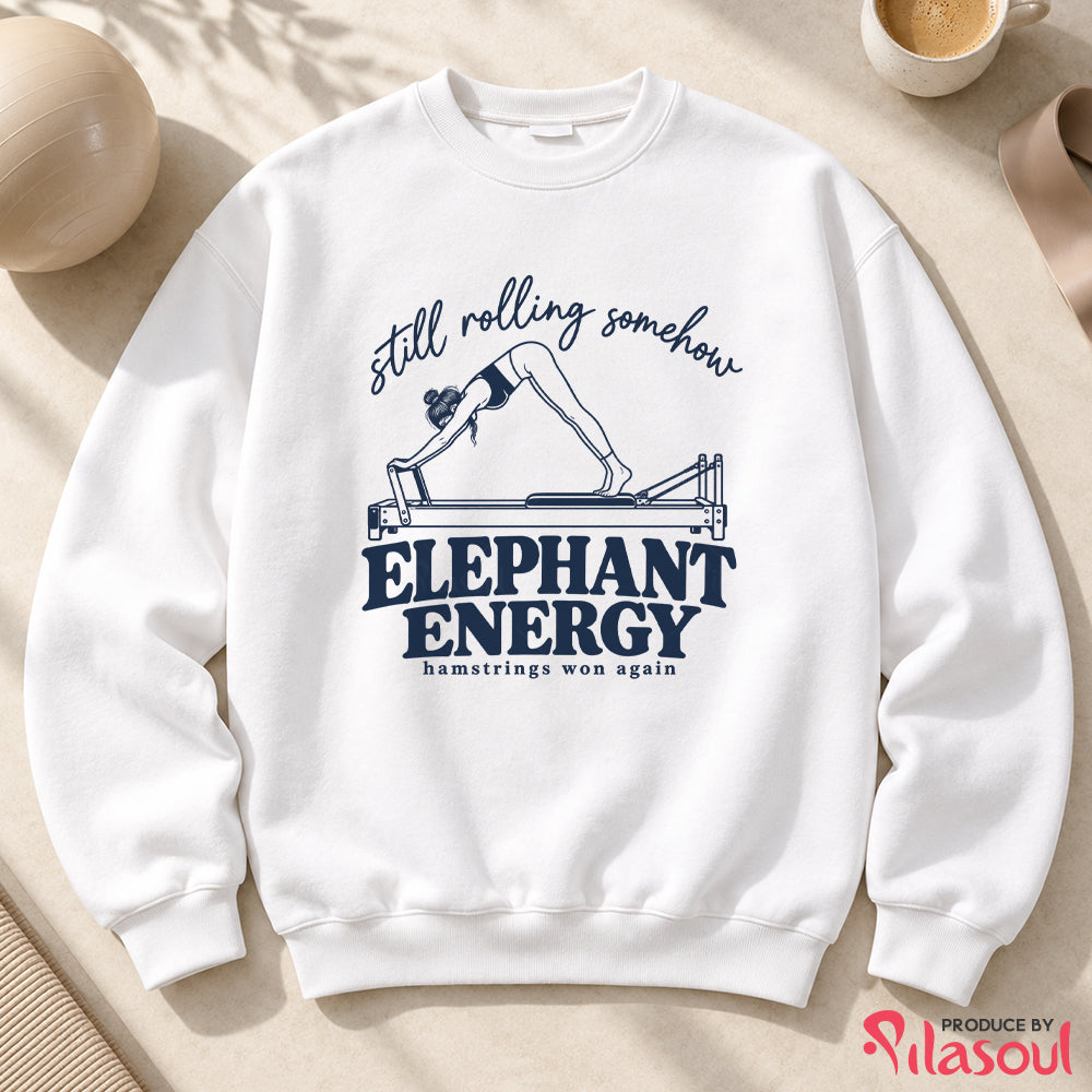 Elephant Enegry Pilates Sweatshirt