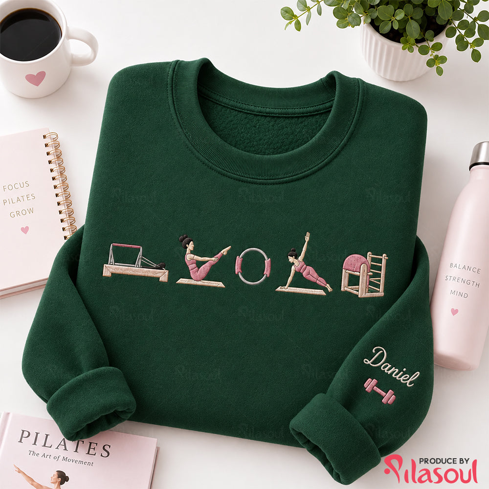 Pilates Embroiered Personalized