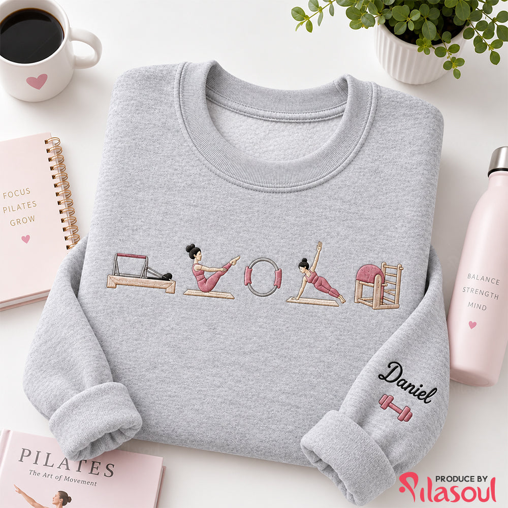 Pilates Embroiered Personalized