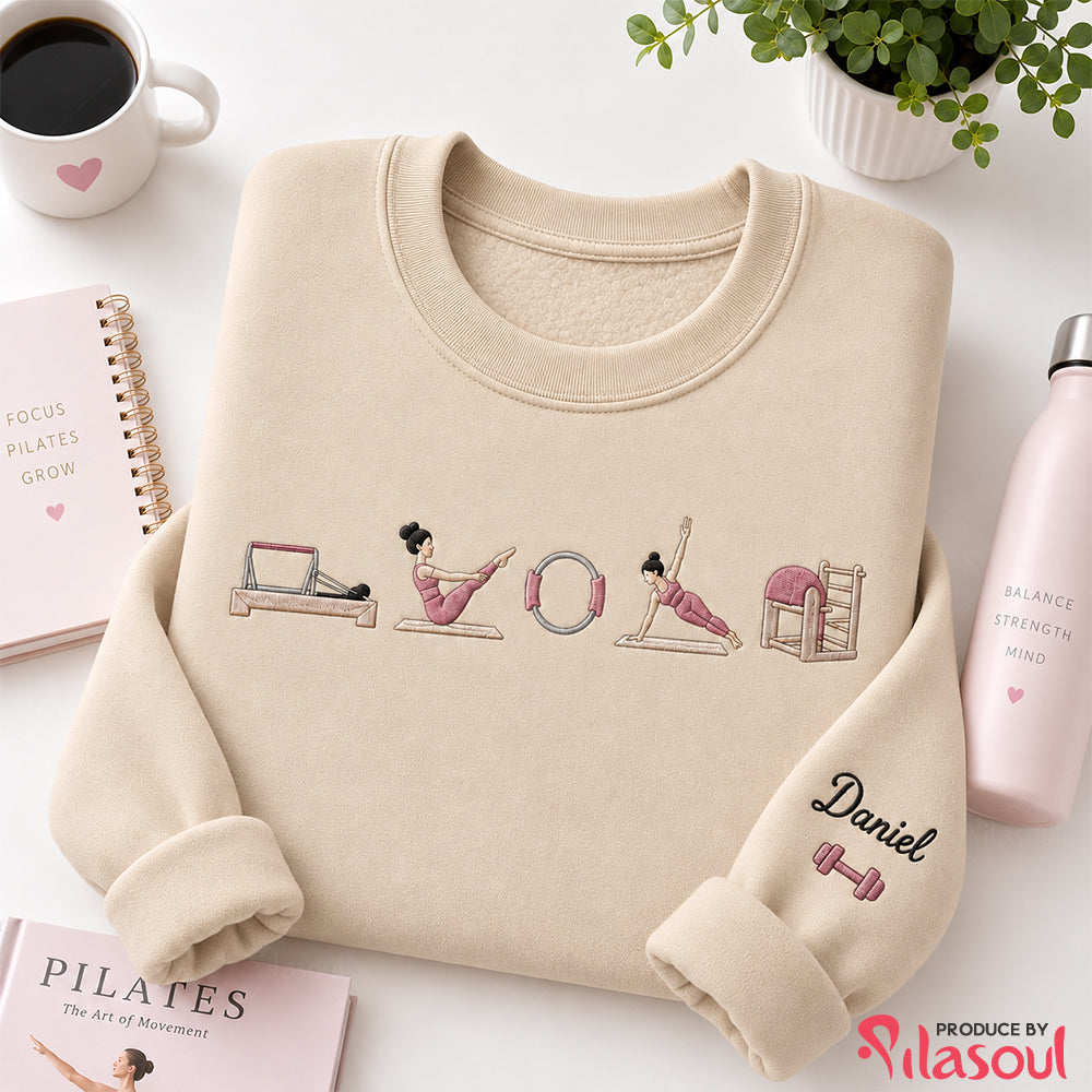 Pilates Embroiered Personalized