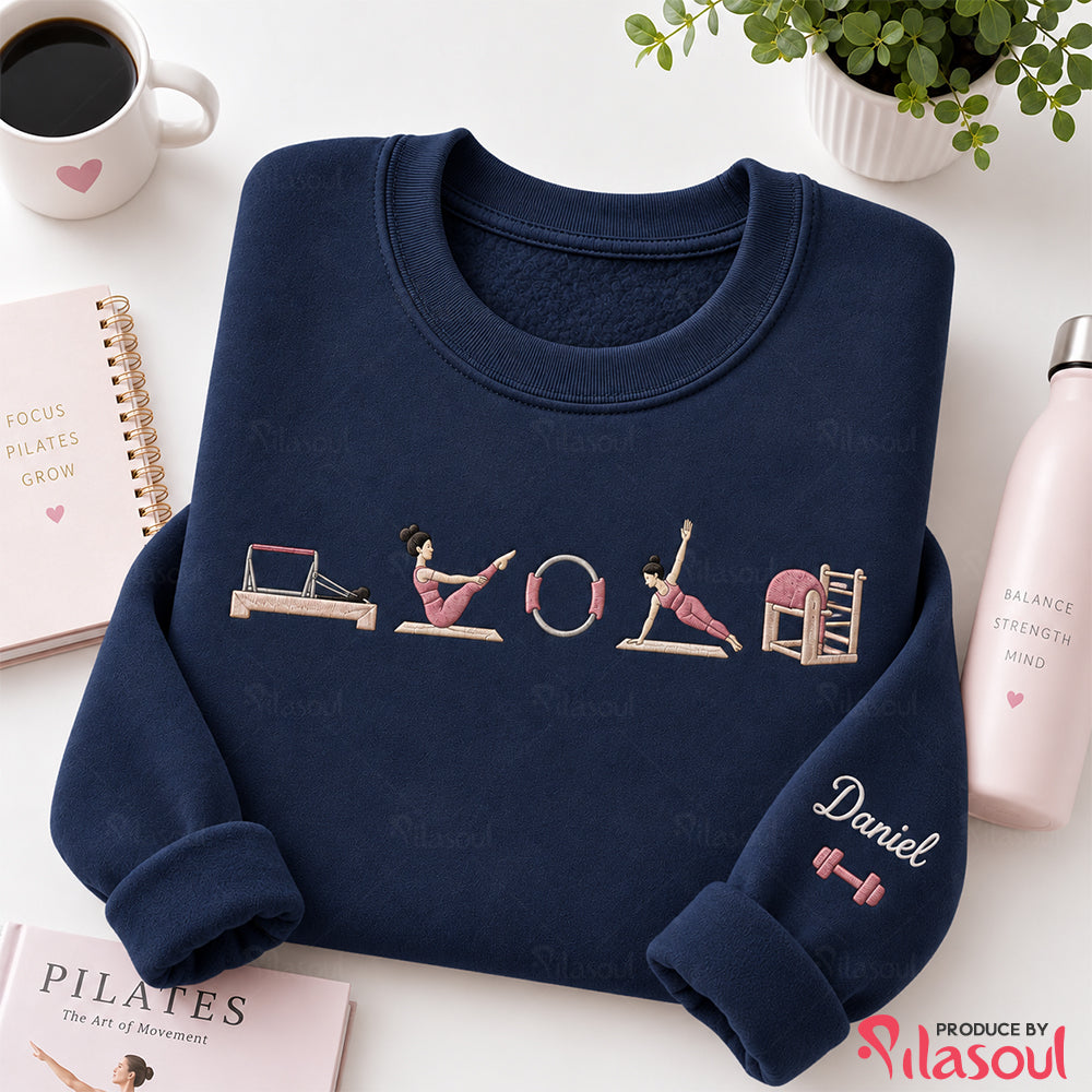 Pilates Embroiered Personalized