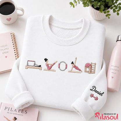 Pilates Embroiered Personalized