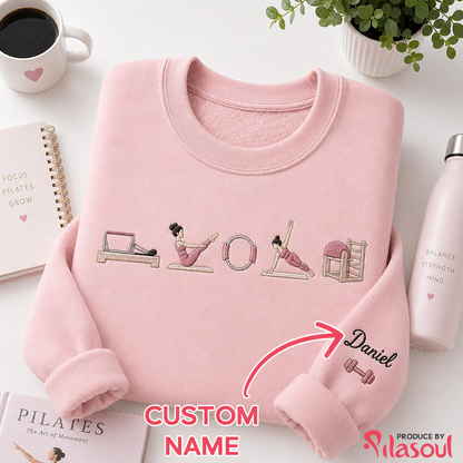 Pilates Embroiered Personalized