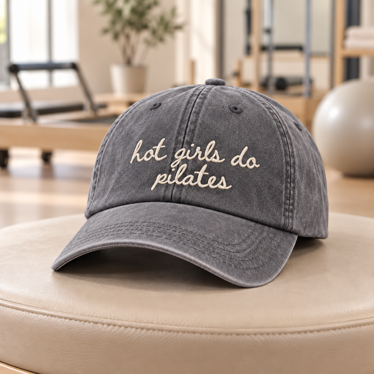 Hot Girl Do Pilates - Embroidered Cap