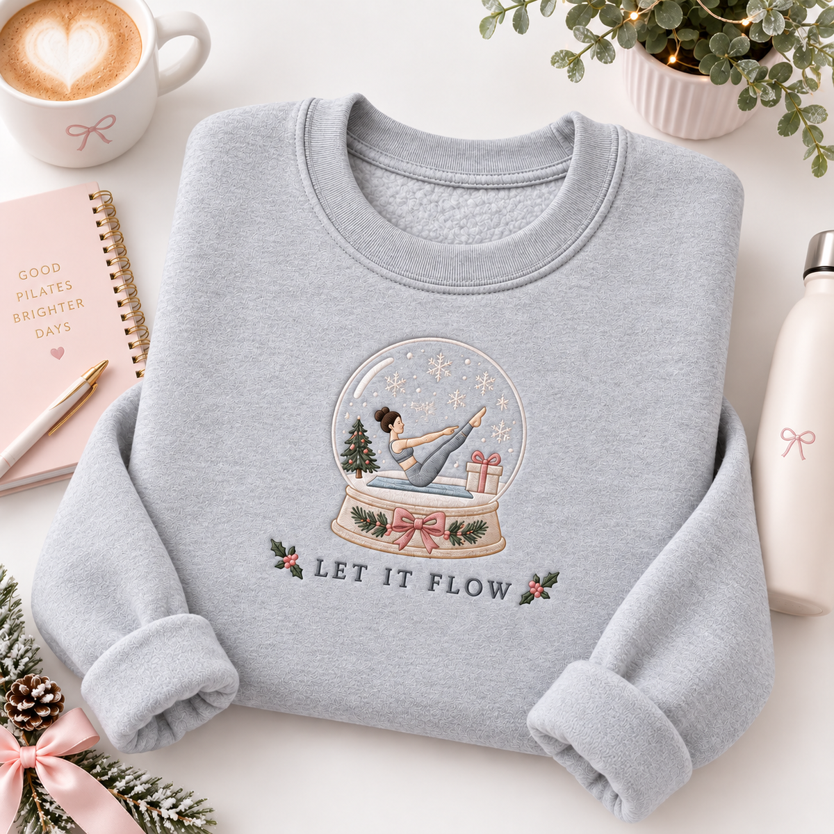 Let it Flow Embroiered Personalized