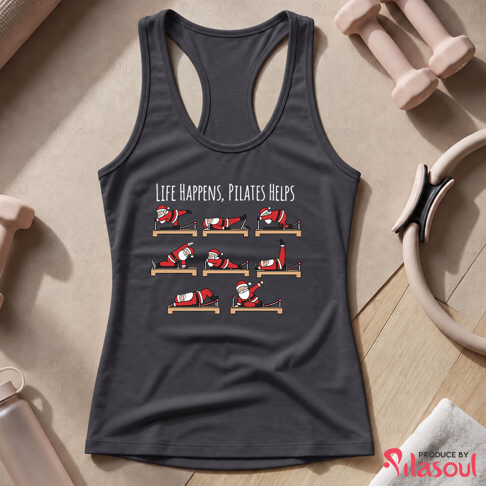 Life Happens, Pilates Helps Tank Top
