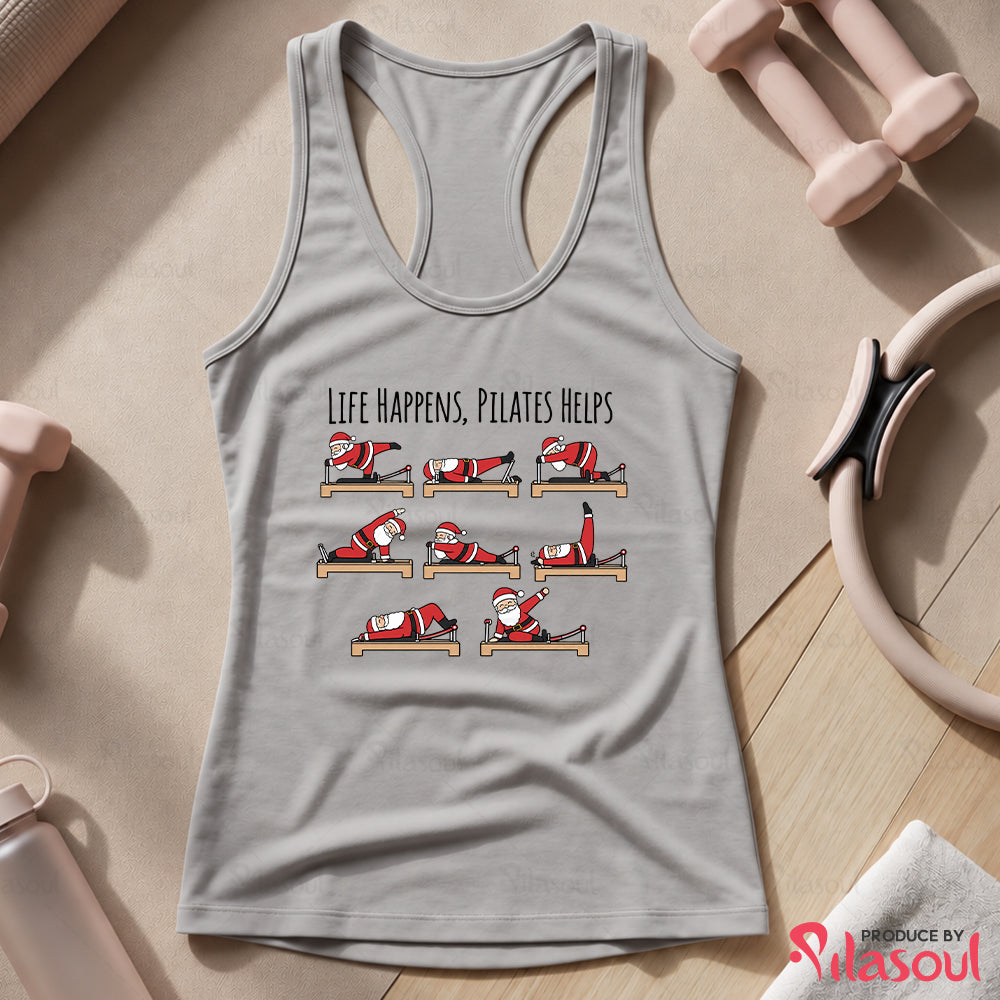 Life Happens, Pilates Helps Tank Top