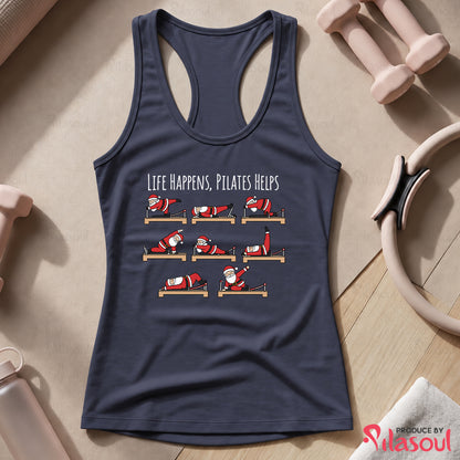 Life Happens, Pilates Helps Tank Top