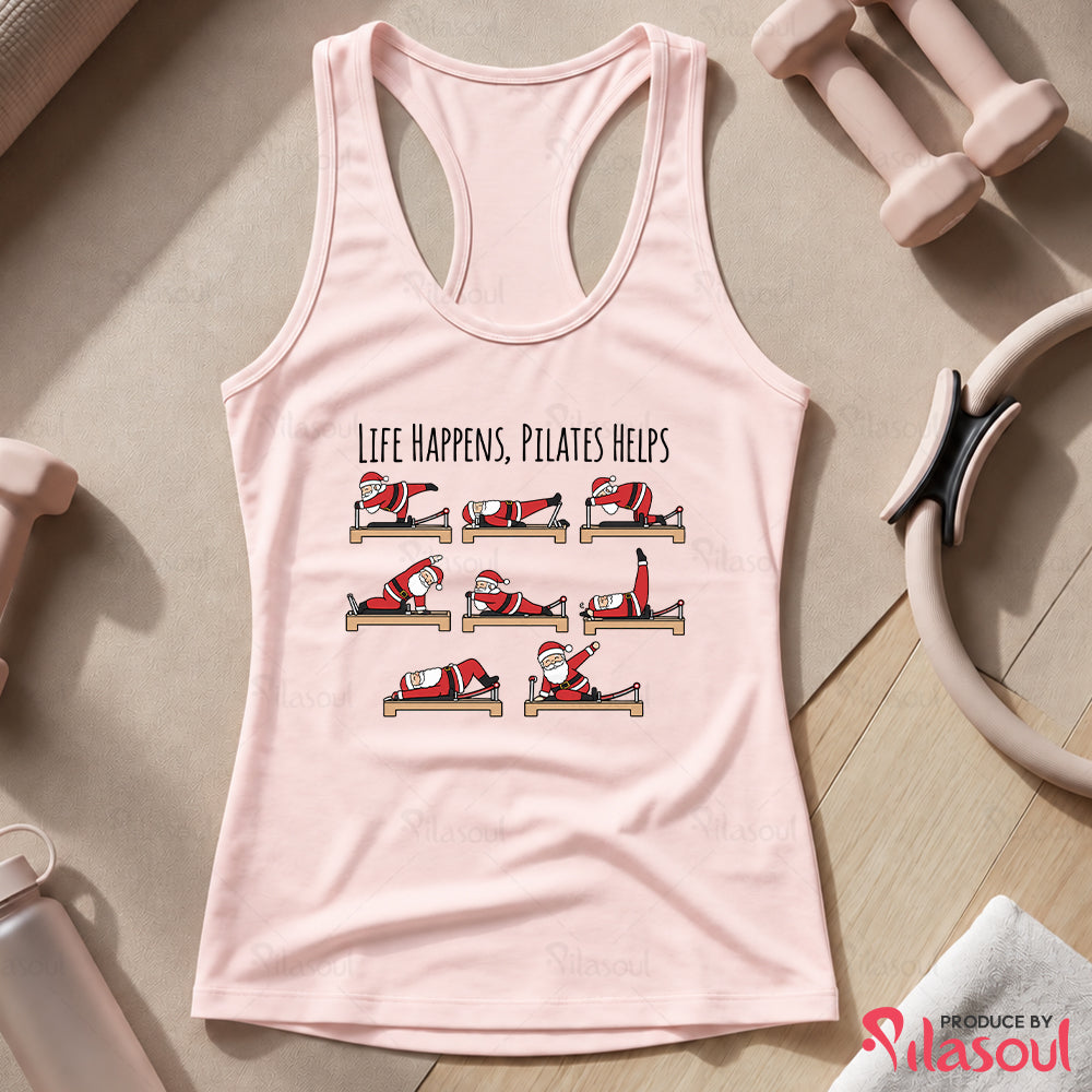 Life Happens, Pilates Helps Tank Top