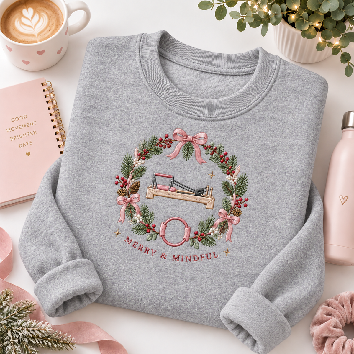 Merry & Mindful Embroiered Personalized