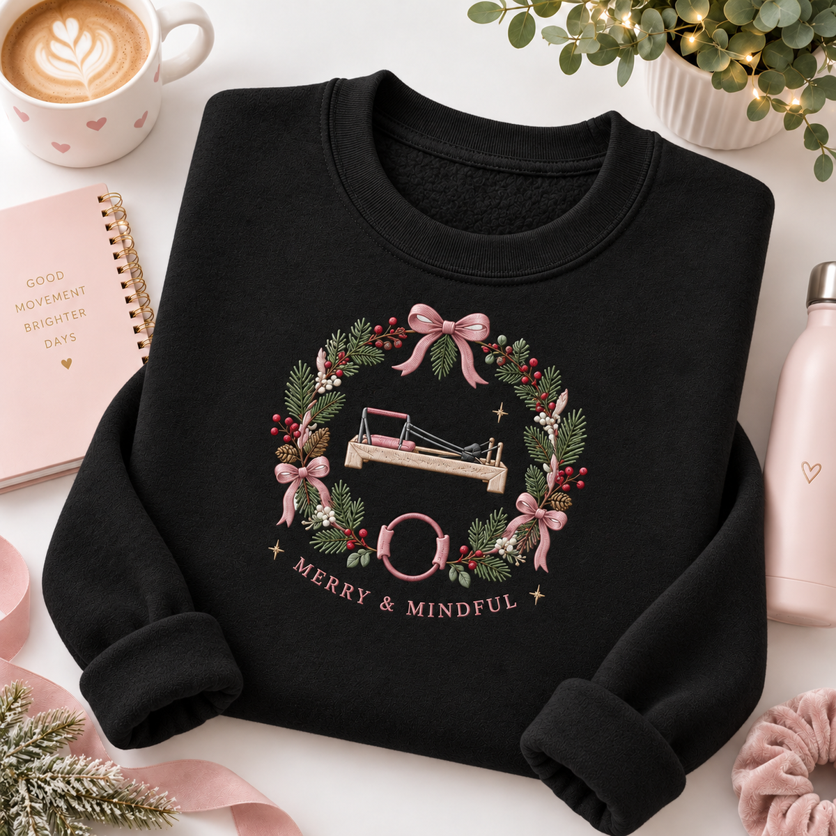 Merry & Mindful Embroiered Personalized