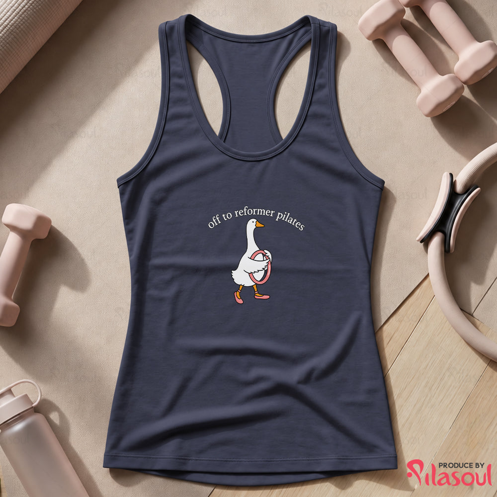 Off To Reformer Pilates Tank Top