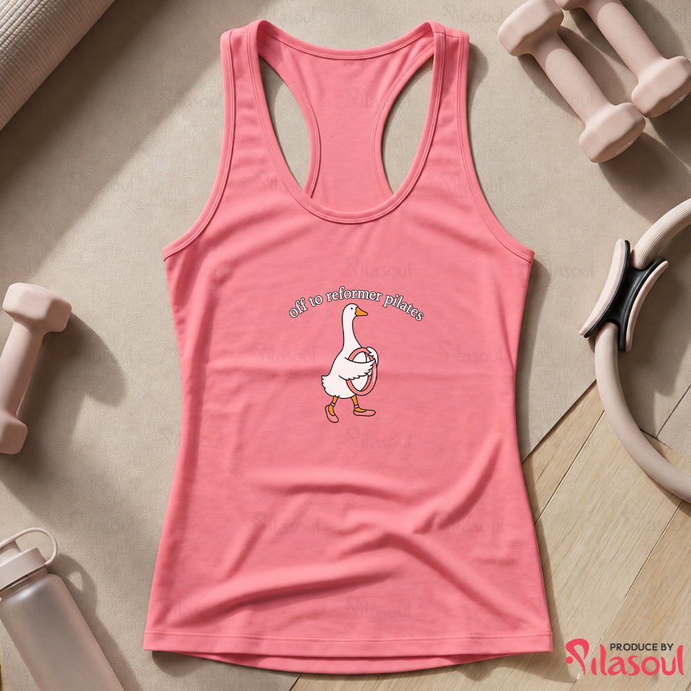 Off To Reformer Pilates Tank Top