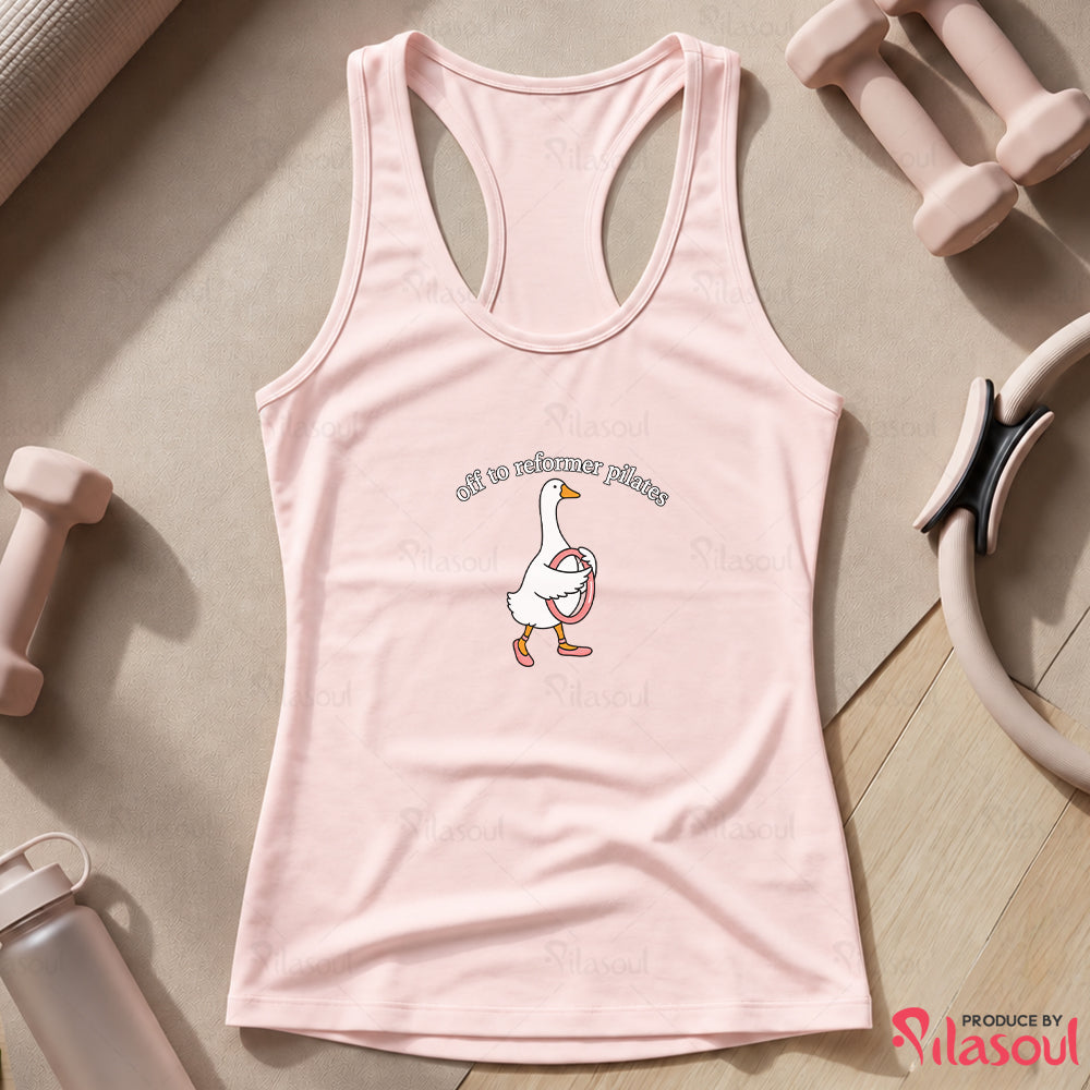 Off To Reformer Pilates Tank Top