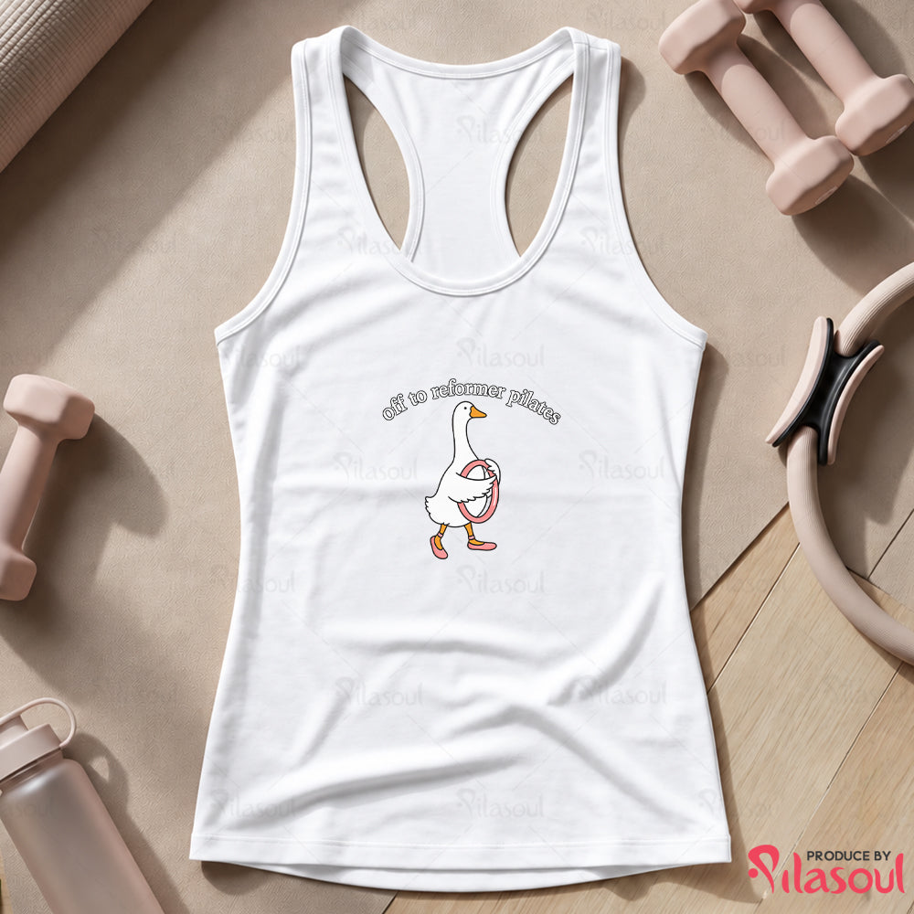 Off To Reformer Pilates Tank Top