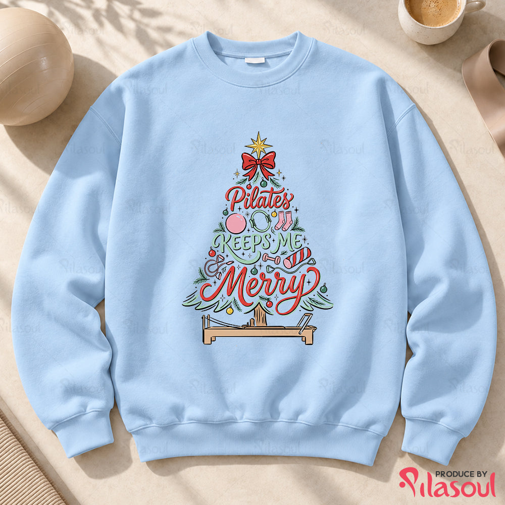 Pilates Keeps Me Merry Sweatshirt