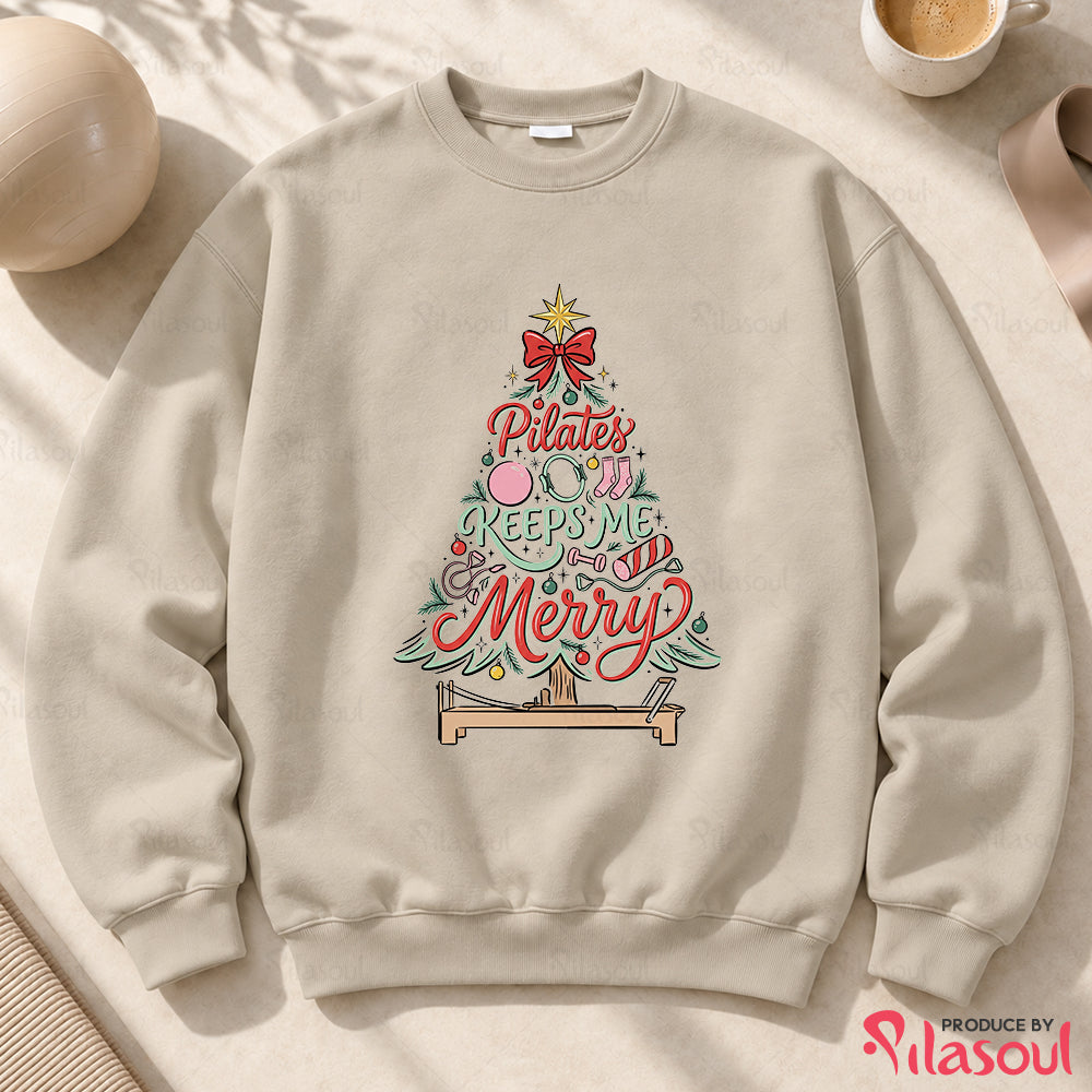 Pilates Keeps Me Merry Sweatshirt