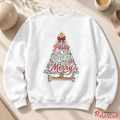 Pilates Keeps Me Merry Sweatshirt