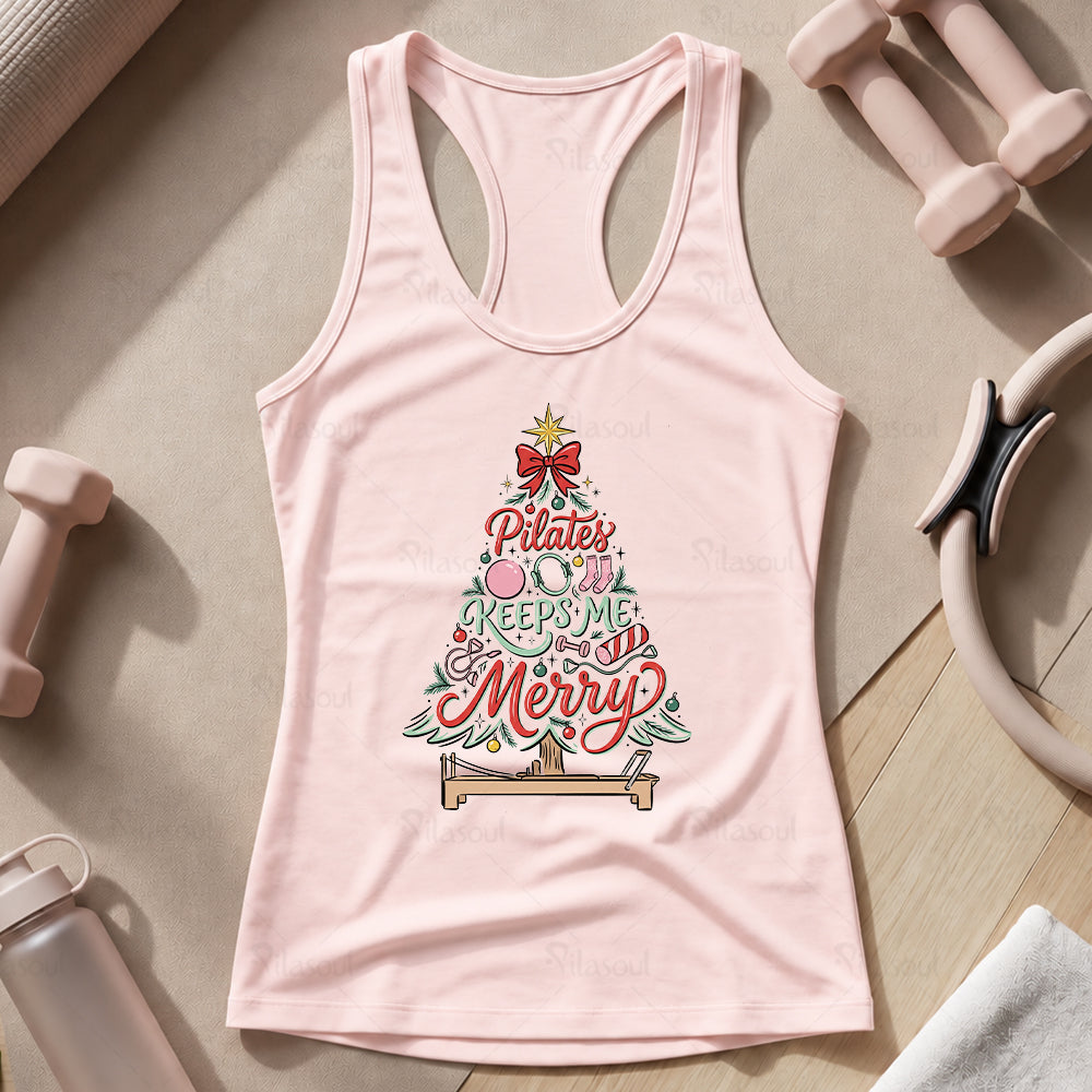 Pilates Keeps Me Merry Tank Top
