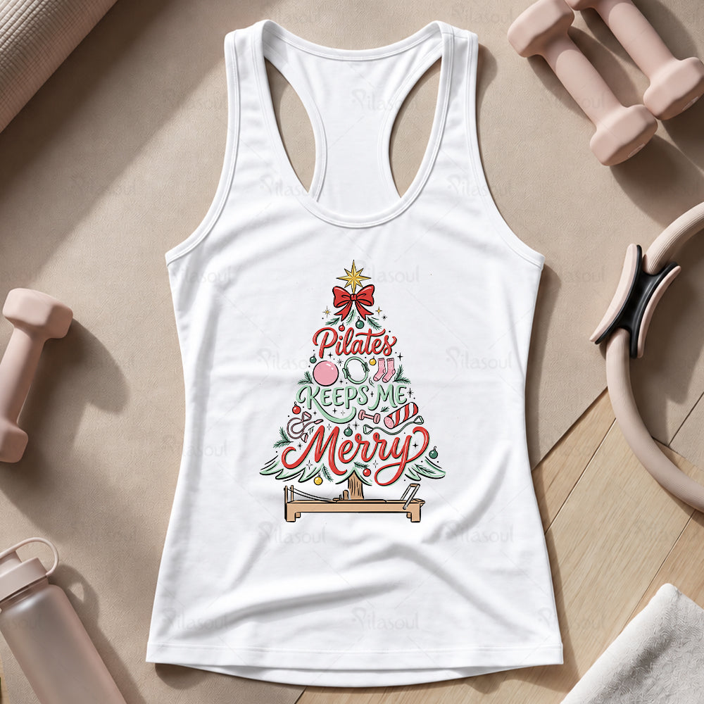 Pilates Keeps Me Merry Tank Top
