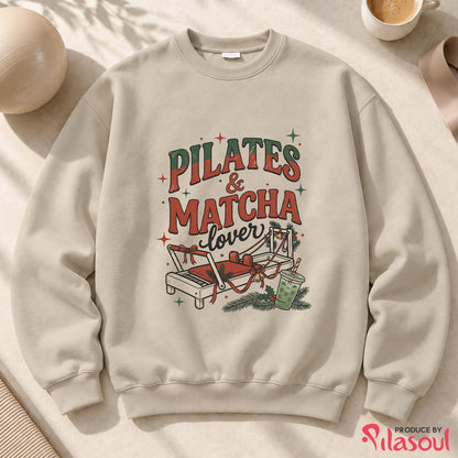 Pilates & Matcha Lover Sweatshirt