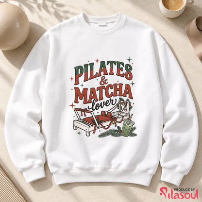 Pilates & Matcha Lover Sweatshirt