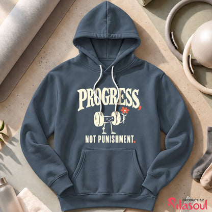 Progress, Not Punishment Hoodies