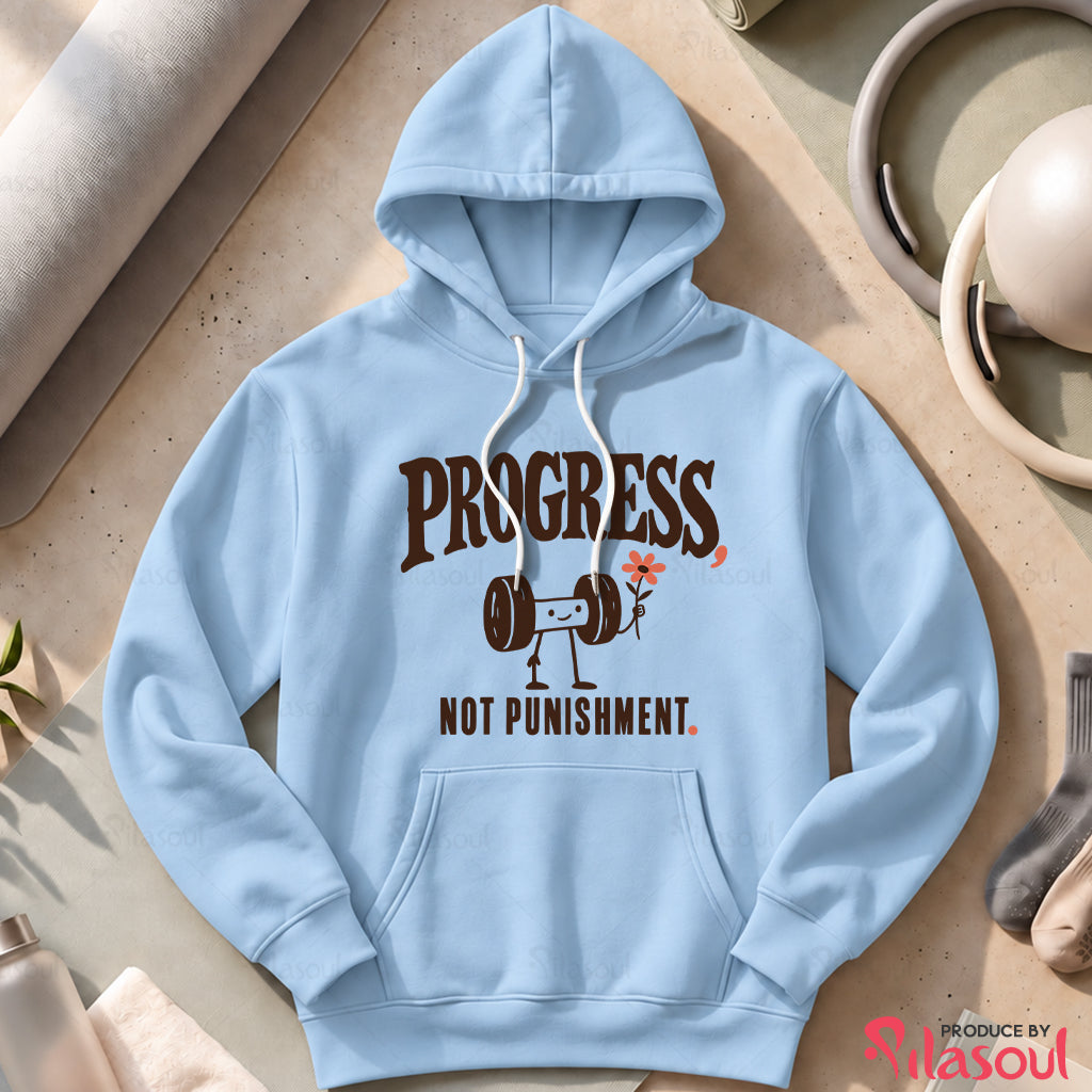 Progress, Not Punishment Hoodies