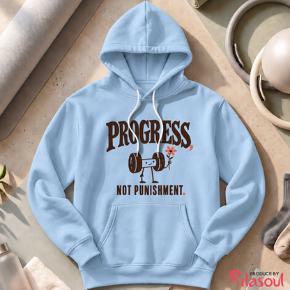 Progress, Not Punishment Hoodies