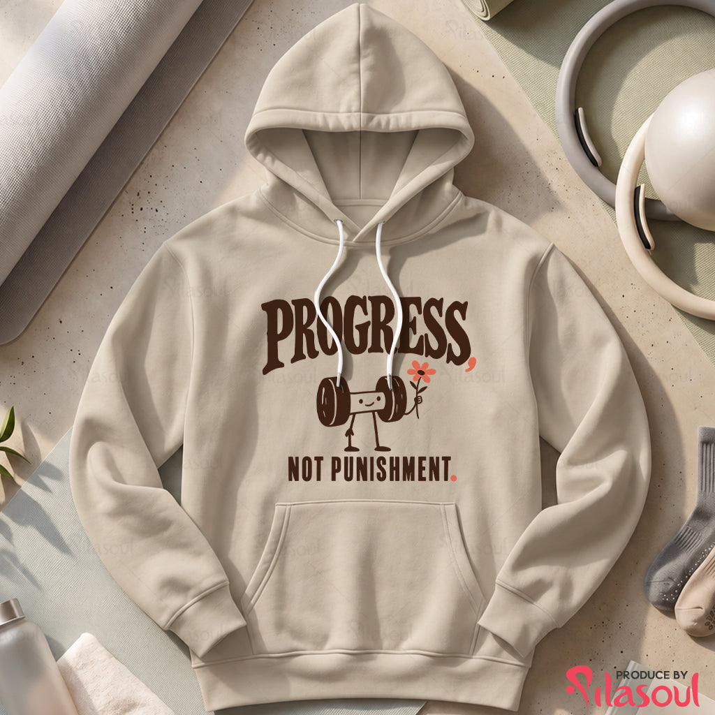 Progress, Not Punishment Hoodies