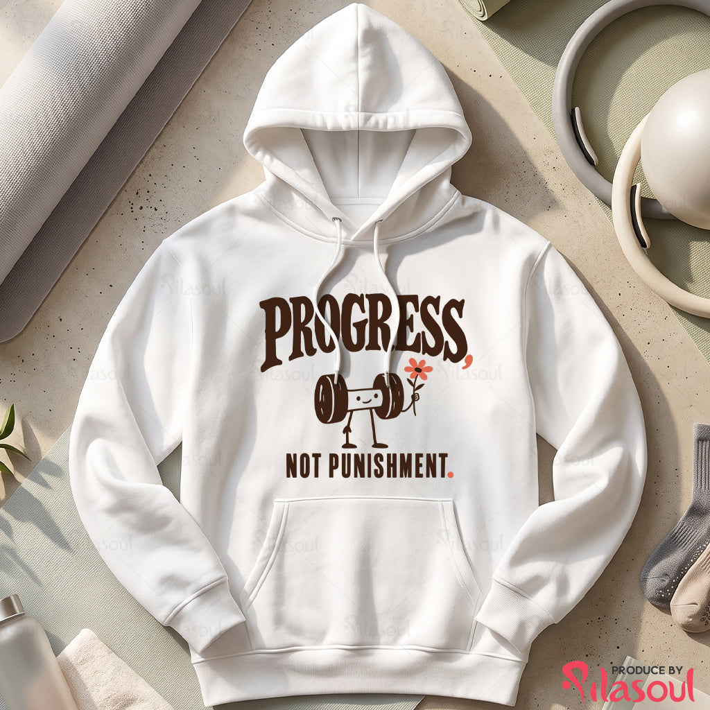 Progress, Not Punishment Hoodies